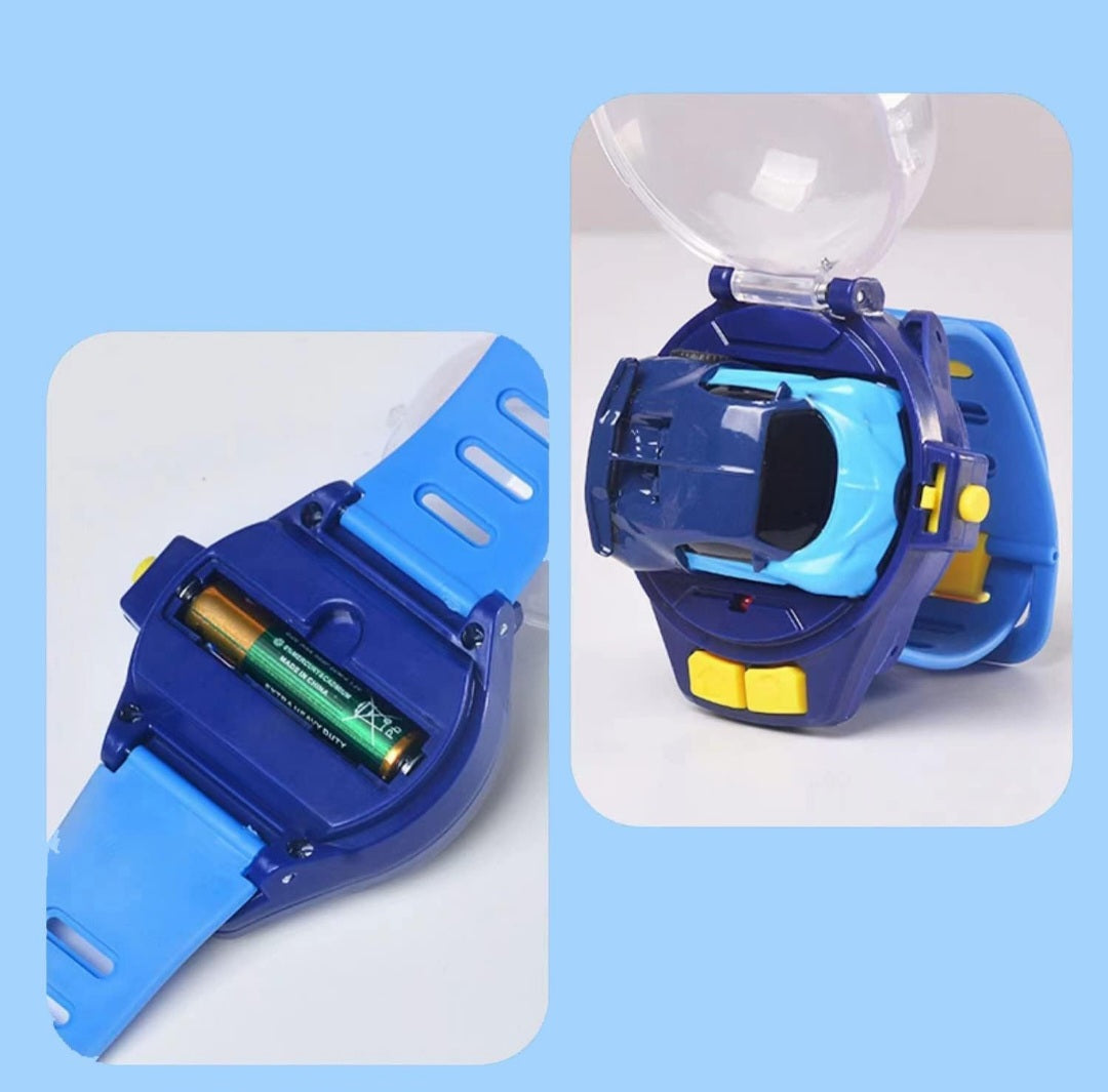Kids' Favorite RC Watch Car – Rechargeable Mini Racing Toy with Wrist Remote